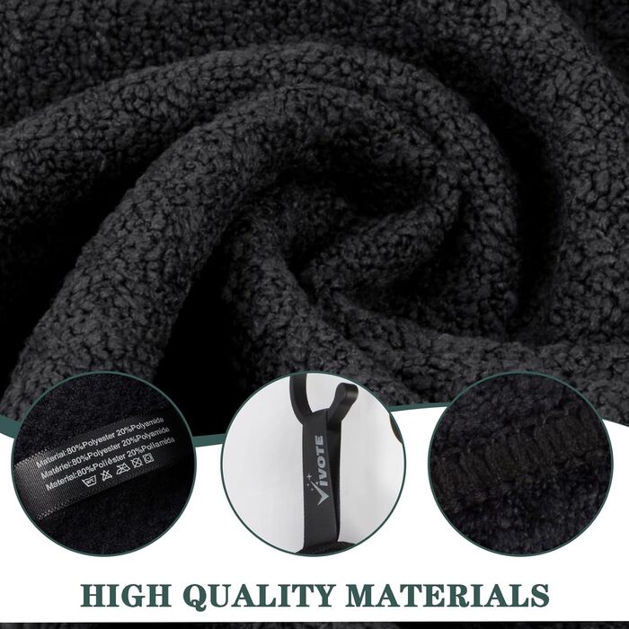 Кухонні рушники VIVOTE, рушники для гостей, подарункові, 40x60 см, 2 шт., м&39які кухонні рушники, абсорбуючі рушники (чорні 12)