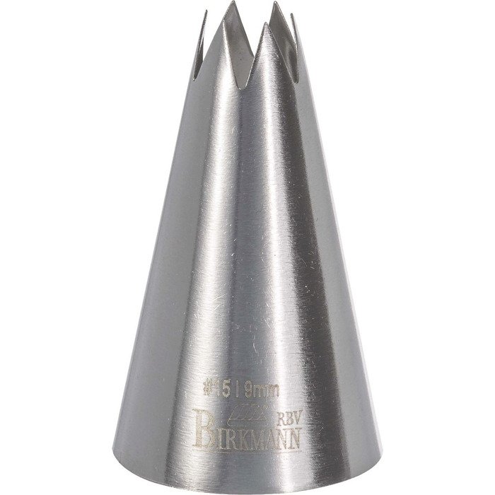 Насадка для крему, 0,9 см, # 15 RBV Birkmann