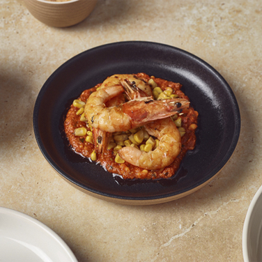 Тарілка 18*h 2.3 см см, Kava Black Stoneware Ribbed, GenWare