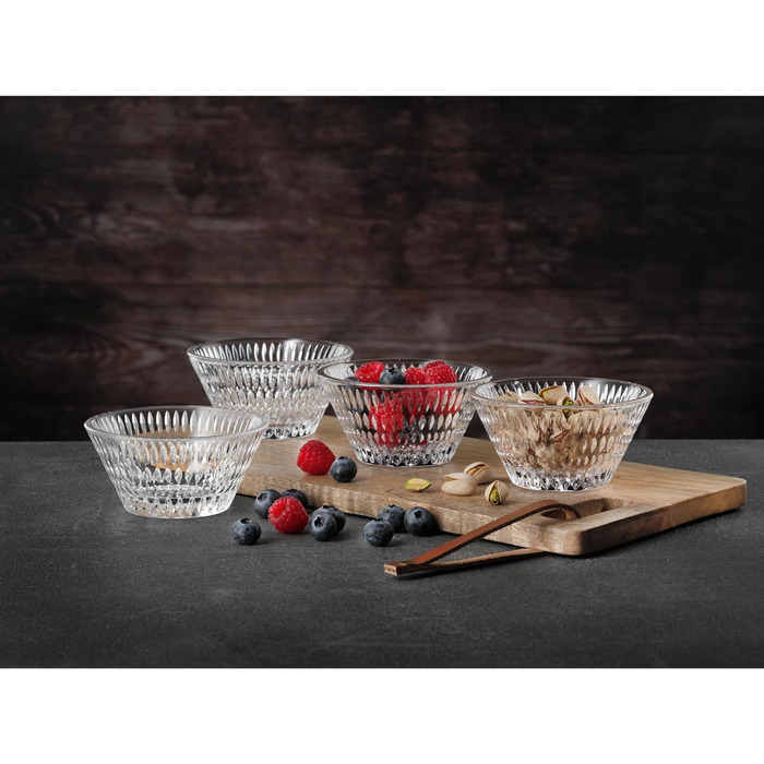 Набір кришталевих салатниць 11 см, 4 предмети, Ethno Nachtmann