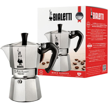 Кавоварка гейзерна 270 мл на 6 чашок Moka Express Bialetti
