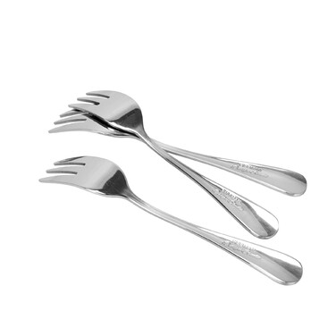 Набір з 3-х виделок Fissman десертних для торту FLAVIA 14 см нержавіюча сталь (3043)