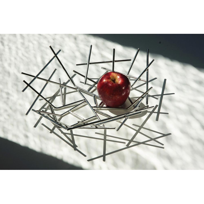 Блюдо 33х10,5х32 см металлик Blow Up Alessi