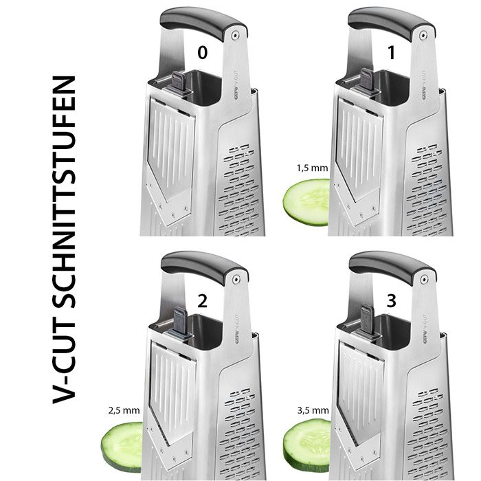 Терка четырехсторонняя V-Cut Gefu