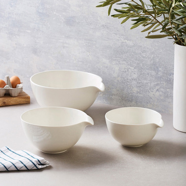 Миска для смешивания Maxwell & Williams WHITE BASICS ROUND, фарфор, диам. 24,5 см, 1900 мл