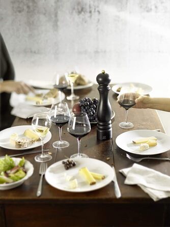 Ручне регулювання помелу u'Select, висота 12 см, дерево, коричневий, 23447 (млин для перцю, білий лакований)