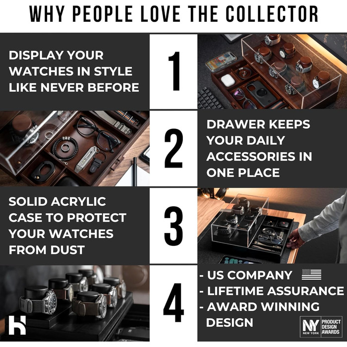 Витрина для часов премиум-класса на 7 часов Holme & Hadfield