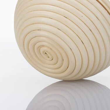 Кошик для вистоювання Westmark, для тіста для хліба 1500-2000 г, овальний, довжина приблизно 40 см, ротангова тростина, світло-бежева, 32022270 (набір з 2 шт. , Ø 20,5 см)