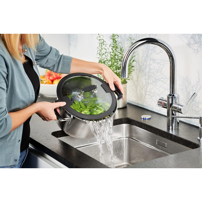 Каструля 24 см з кришкою Silence Pro Rosle