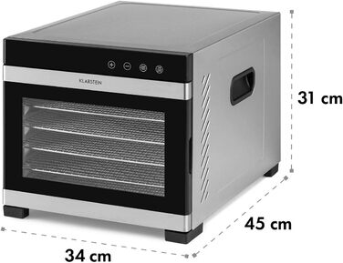 Дегідратор на 6 полиць, 650 Вт Flavour Dry Klarstein
