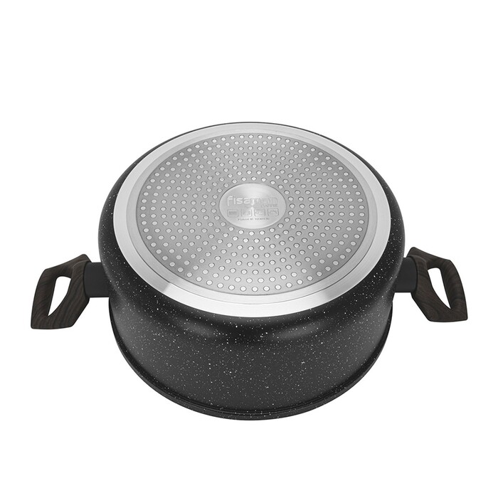 Каструля Fissman CARRIE 24x11 см/4,67л. зі скляною кришкою алюміній з антипригарним покриттям (14483)