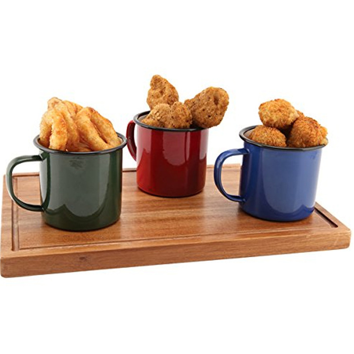 Кружка 360 мл емальована червона, GenWare