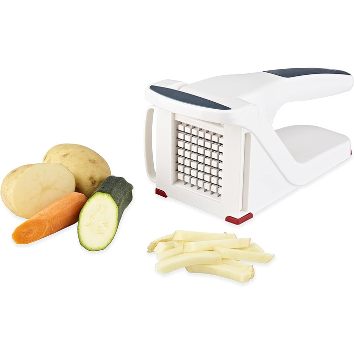 Нарезка картофеля фри Zyliss E910025, белая, нарезка картофеля фри и овощей, гарантия 5 лет