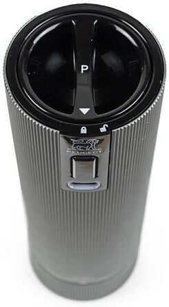 Акумуляторна електрична млин u'Select 15 см кам'яна сіль - 6 попередньо встановлених помелів - алюмінієва 15 см млин для перцю - алюміній - алюміній