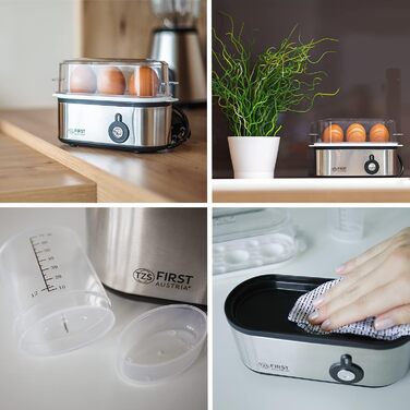 Електрична яйцеварка 210 Вт, 3 яйця TZS First Austria