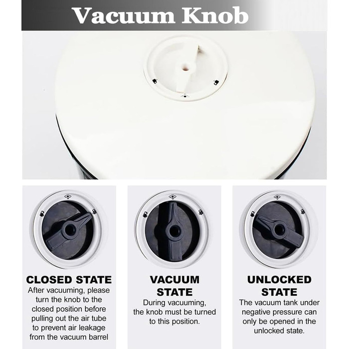 Вакуумний маринатор для м'яса та овочів 5 л білий XUXIAO