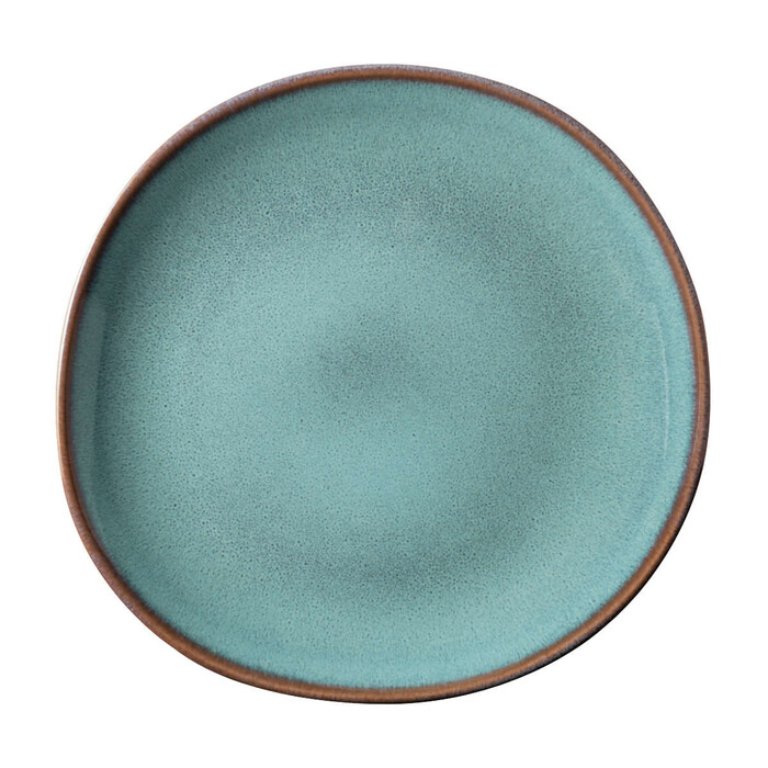 Тарілка для сніданку 23 см бежева / Бірюзова Lave Villeroy & Boch