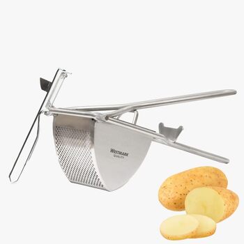 Картоплеріз Westmark, з круглою перфорацією, довжина 30 см, трикутник, сріблястий, 61262260 (набір нержавіючої сталі)