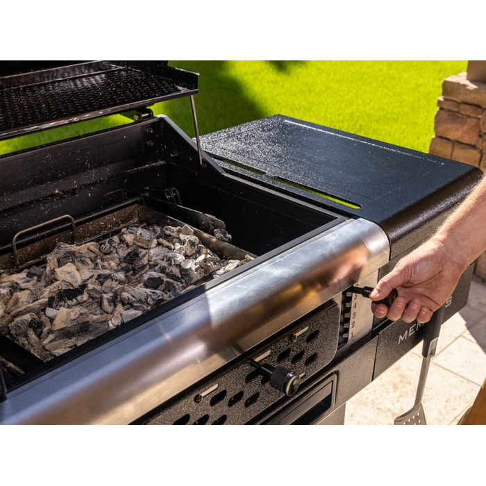 Комбинированный гриль Pit Boss Memphis Ultimate 2.0 Combo угольно-газовый с коптильной камерой 11064 Код: 012901