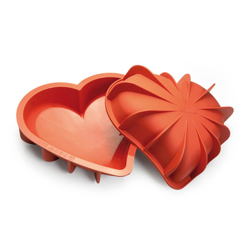 SFT211/C Форма силіконова без кільця 'Сердце' 205х186 мм, h 54 мм