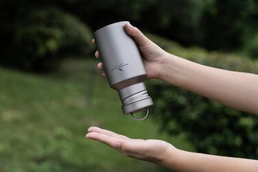 Титанова пляшка для води 550 мл. iBasingo