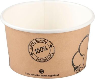 Набір паперові стаканчики для морозива 50 шт. 150 мл VEPATIM