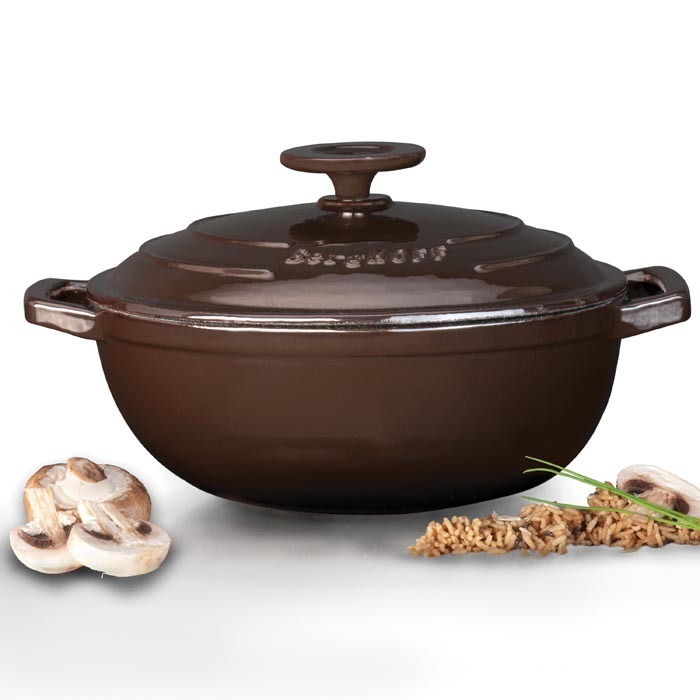 Вок BergHOFF Neo Cast Iron, чугун, диам. 32 см, 4 л