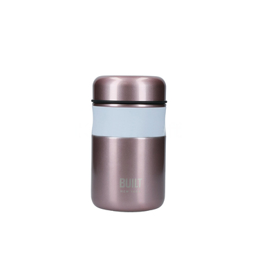 Контейнер для їжі Built Metal Pink, чорний, 9 х 15,5 см, 490 мл