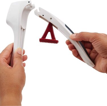 Практичный пресс для крупных зубчиков чеснока, в том числе с кожурой. В комплект входит инструмент для чистки (пресс для чеснока Easy Clean, одинарный), 12150 Susi 3