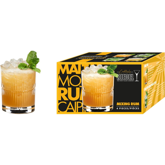 Набір з 4 склянок для коктейлів 0,32 л, Mixing Rum Set Riedel