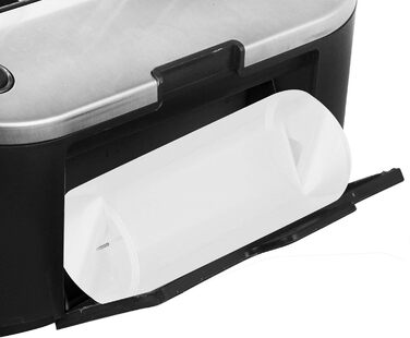 Яйцеварка на 6 яєць 400 Вт, чорна/срібляста Emerio