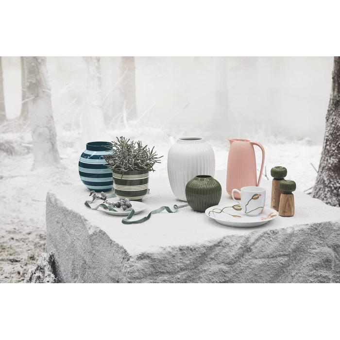 Ваза Hammershøi данський дизайн для квітів ручної роботи, біла (H10,5 см, біла)