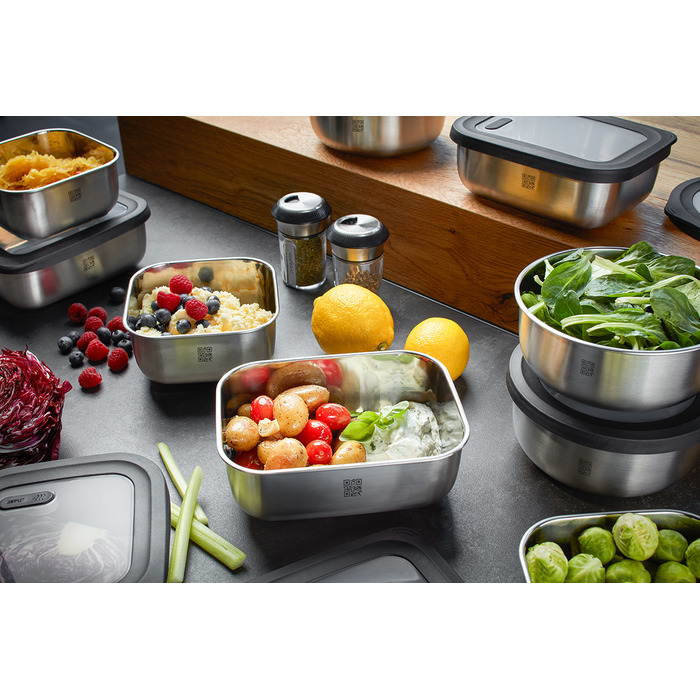 Контейнер пищевой, прямоугольный, 600 мл Provido Gefu