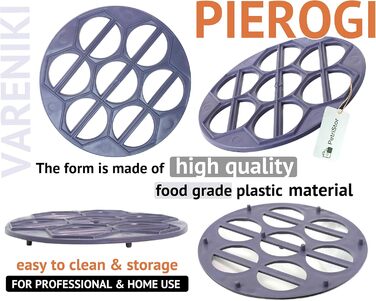 Форма для вареників, пластик,  діаметр 25 см PetriStor