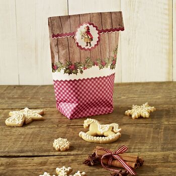 Набір подарункових пакетів, 6 шт, 14,5 x 23 см, Winter-Poesie RBV Birkmann