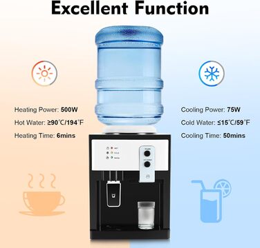 Електричний кулер для води 500 Вт DHQCQL