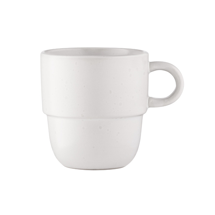 ARDESTO Чашка Trento, 390 мл , біла, кераміка