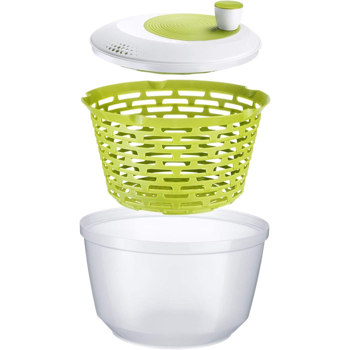 Спиннер для салата 4.4 л, 23.5 см, пластик, яблочно-зеленый Westmark