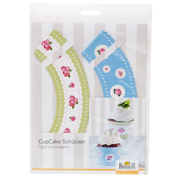 Набір форм для капкейков, 12 шт, Cottage Garden Rose RBV Birkmann