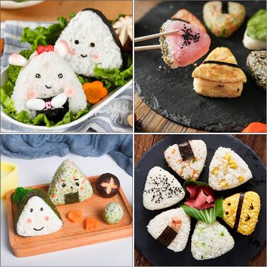 Трикутні форми для суші суші 6 шт Yesaler