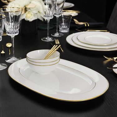 Тарілка овальна 41 см Signature Anmut Gold Villeroy & Boch