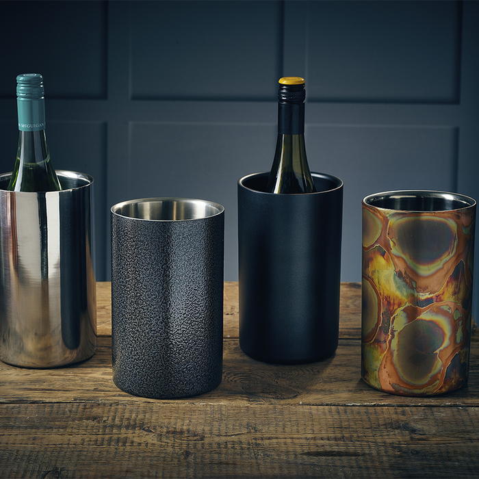 Кулер, охолоджувач для вина 12*20 см, чорний, GenWare