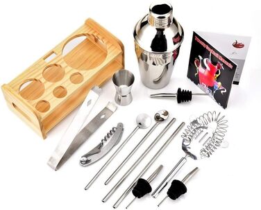 Коктейльный набор для коктейлей 550 мл, набор коктейль-баров аксессуары для бара,  14 шт SUPERSUN