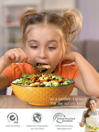 Набір з 2 салатниць 2 л, різнокольоровий Vibrant Joy Dowan