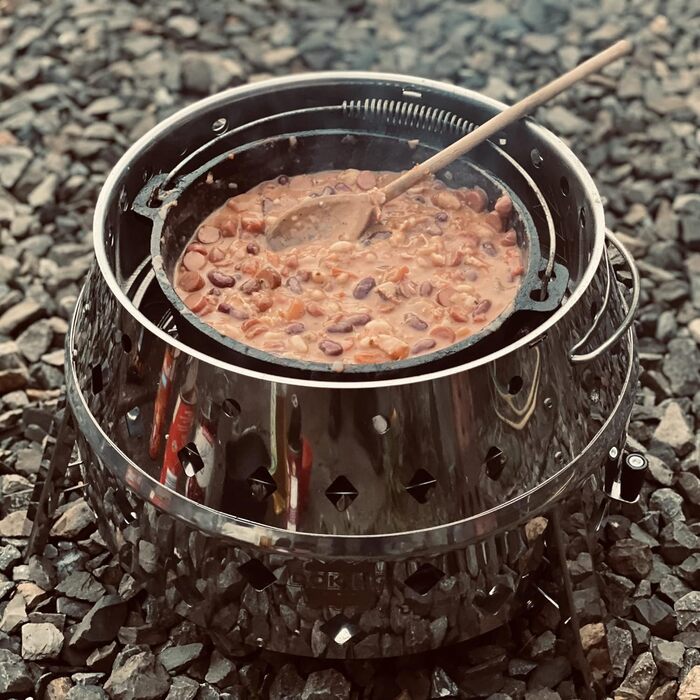 Вугільна гриль, нержавіюча сталь Doking BBQ-Toro