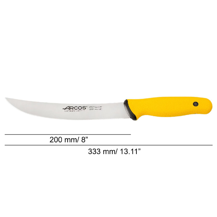 202200 Ніж м'ясника 200 мм із загнутим кінцем серія 'DUO PRO'
