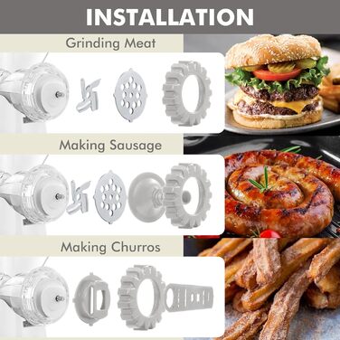 М'ясорубка з кондитерською насадкою Geedel