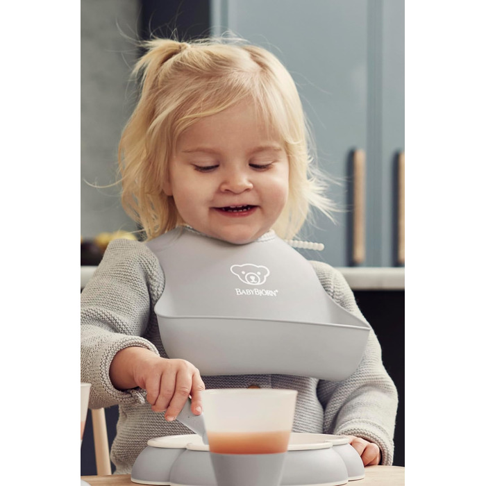 Слюнявчики для дітей 2 предмети, сірий  BabyBjörn