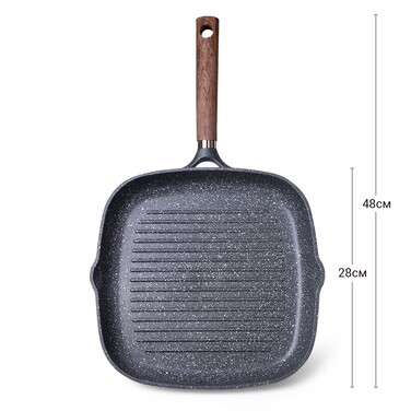 Cковорідка гриль Fissman MILANO 28x4,5 (14275)