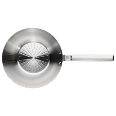 Сковорода Вок Fiskars Norden 28 см без покрытия (1067630)